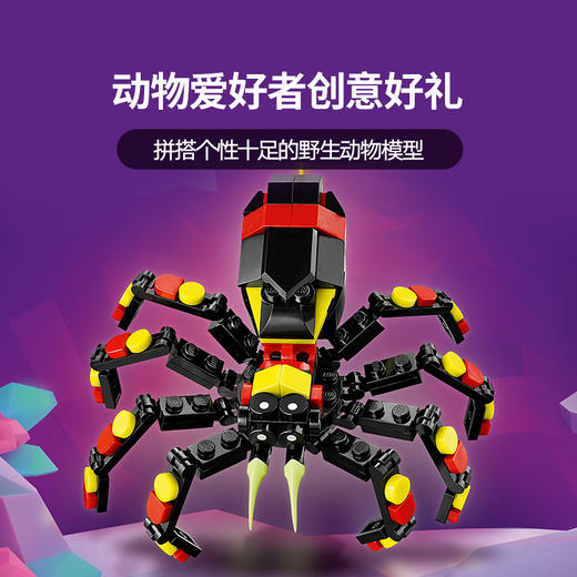 乐高 LEGO野生动物：惊奇蜘蛛LEGC31159 商品图1