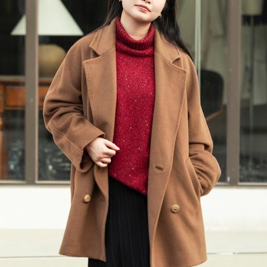 Colnstela雪花金豆羊毛衫|美丽诺羊毛软糯舒适，新年红显白又暖 商品图13