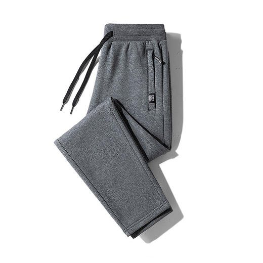 丁摩 春秋运动休闲裤男士纯棉男款卫裤秋季宽松裤子大码直筒长裤子男4ZF-708 商品图4