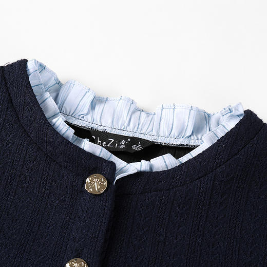 奢姿2025年春季新款大码女装韩系学院风套装胖妹妹气质减龄两件套9951953089 商品图2