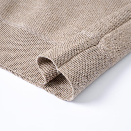 【一件过冬】罗蒙含羊毛加绒毛衣男冬款加厚针织衫保暖卫衣男士毛衣 商品图9