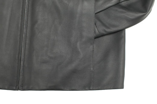 Marco Azzali 拉链款皮衣 LJ59213A4 商品图3