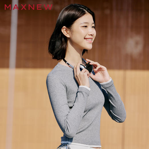 【T恤】假两件抽绳长袖T恤1P1222202 商品图1