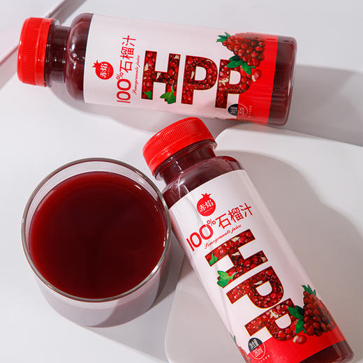 HPP突尼斯软籽石榴汁，鲜榨原汁无添加，约四果一瓶，酸甜鲜爽，尽享石榴不吐籽的快乐！ 商品图4