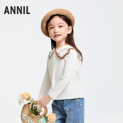 女童POLO针织衫春季新款安奈儿童装实体店同款XG511547 商品图2