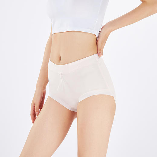 都市丽人宽版包覆系列40支植物草本棉宽版包覆平角裤LKH5G8 商品图2
