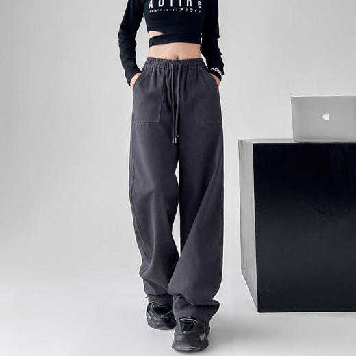 【YW】无忧购美式复古大口袋棉感直筒休闲阔腿工装裤H-1198（截单后7天发货)25年清仓捡漏 商品图11