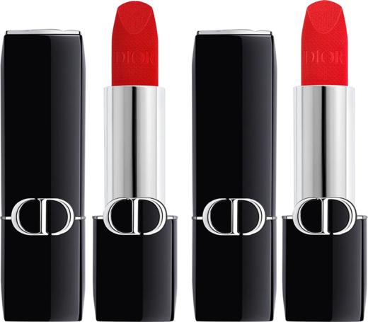 DIOR24052202	迪奥Dior	【双支装】全新迪奥烈艳蓝金唇膏 丝绒999+丝绒888 商品图0