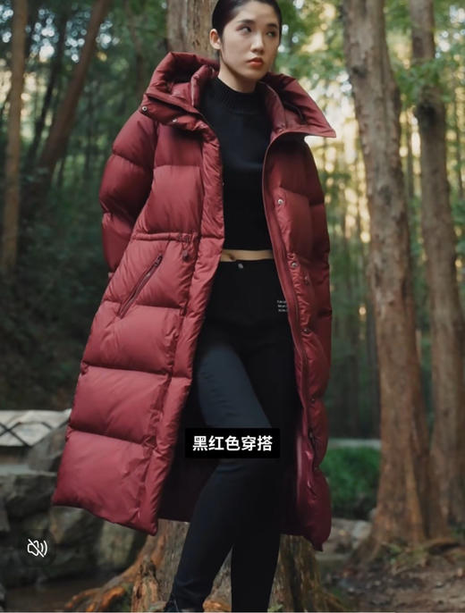 【秒杀价已调 直接拍】经典款翻单今年没有L咯 MAC麦凯琦 原厂长款 抽绳‮腰⁠收‬‎羽绒服 90%鸭绒 商品图12