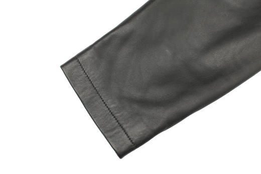 Marco Azzali拉链款中长款皮衣 LJ59227A2 商品图4