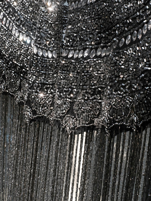 盛唐牡丹|银灰色串珠披肩 商品图10