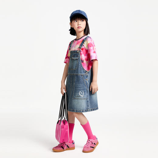 女童背带裙春季新款安奈儿童装EG513023 商品图5