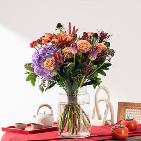 经典螺旋手打花束-森荷FarmFlowers