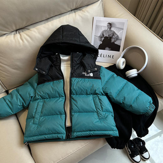 童装新款儿童羽绒棉服中大童加厚连帽男女宝宝防寒服💕 商品图9