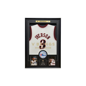 收藏系列 艾弗森 76人队 白色球迷版 亲笔签名球衣