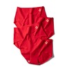 丁摩 3条高腰本命年大红女士内裤纯棉透气7A级抗菌加长裆提臀三角裤现货4ZF-6175 商品缩略图4