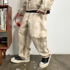 徐太浪美式高街做旧脏脏直筒休闲裤男春秋宽松个性运动阔腿长裤子 商品缩略图1