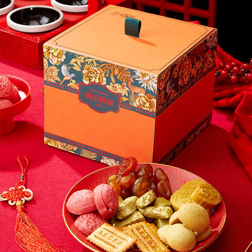 年货礼盒送礼高档春节礼品送人走亲戚传统糕点心零食 商品图0
