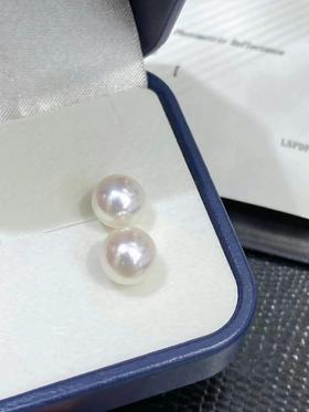 8mm-9mm akoya耳钉