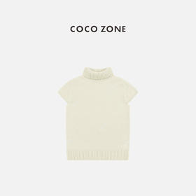 COCO ZONE 100绵羊毛叠穿慵懒风百搭针织背心CC1D2505