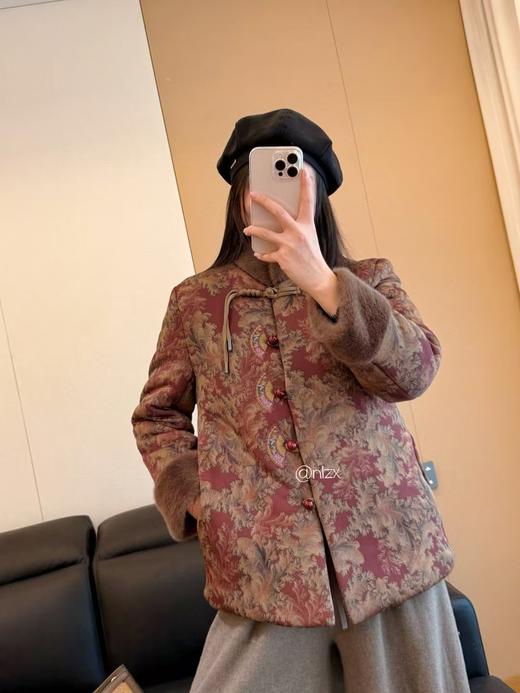 国风妈妈婆婆奶奶姥姥过年加绒加厚棉衣 商品图4