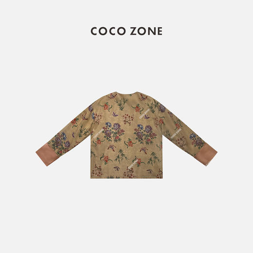 COCO ZONE 新中式国风提花时尚外套复古气质上衣CC1A0405 商品图1