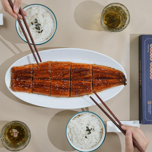 0.01元换购鳗鱼碎  | 川鳗王· 整条原切，元气一级蒲烧鳗鱼/极品白烧鳗鱼500g/盒 ，便携独立包装【鳗鱼碎单拍不发货】 商品图0