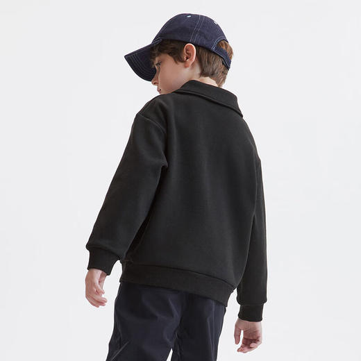 【MQD】童装男大童冬款保暖潮酷字母翻领卫衣 商品图3