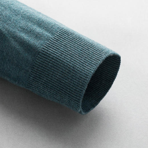 【含桑蚕丝绵羊毛】罗蒙经典常青款针织衫保暖毛衣秋冬打底衫毛衣男 商品图7