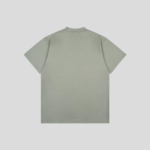 GOODBAI 916 模糊白鸽花体G印花oversize短袖T恤 商品图4