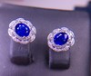 1.12ct刻面蓝宝石耳钉 商品缩略图1