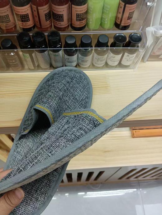 600双五星级酒店一次性拖鞋居家待客加厚防滑可洗澡宾馆民宿专用 商品图0