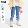 女童全腰牛仔长裤春季新款安奈儿童装实体店同款XG516544 商品缩略图0