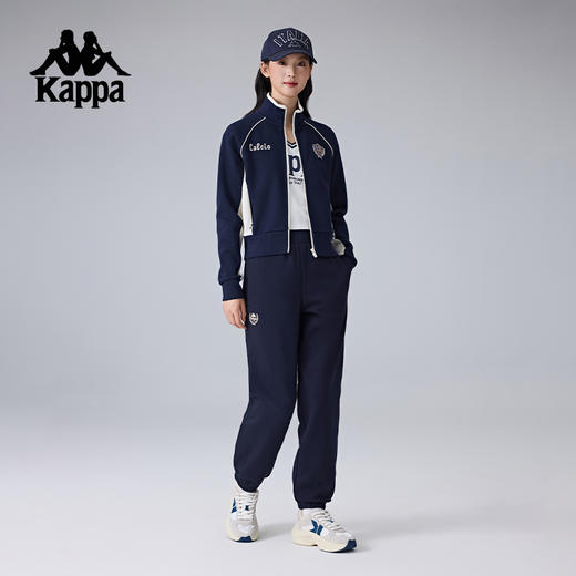 Kappa卡帕背靠背新款运动长裤女款运动百搭针织裤休闲裤束脚裤子K0F22AK02 商品图4