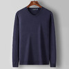 【含桑蚕丝绵羊毛】罗蒙经典常青款针织衫保暖毛衣秋冬打底衫毛衣男 商品缩略图4