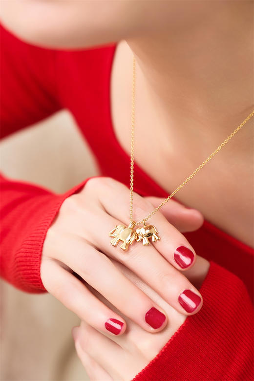 pearl moments珍刻 双象吉祥 项链 商品图4