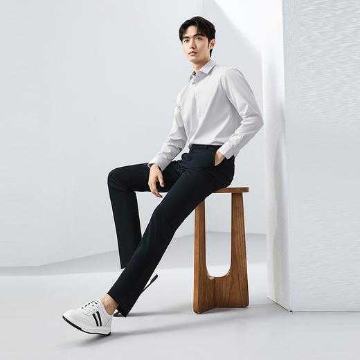 【新疆棉】柒牌直筒休闲裤男2024春季新款商务通勤百搭男士长裤子	126H72570 商品图3
