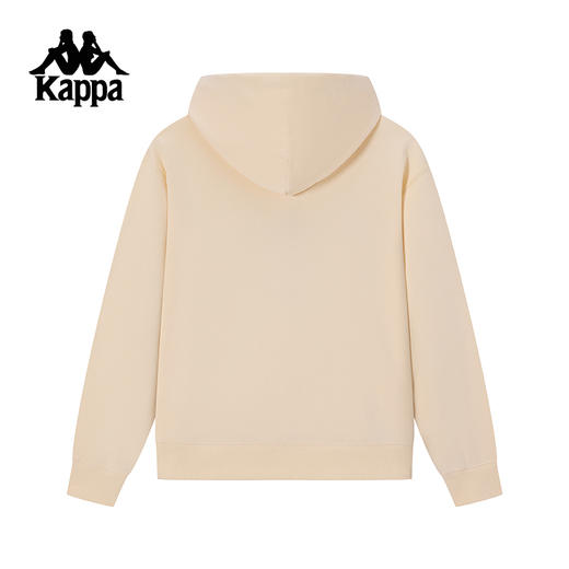 Kappa卡帕背靠背男款针织套头帽衫复古纯棉运动长袖上衣休闲卫衣K0F12MT30 商品图1