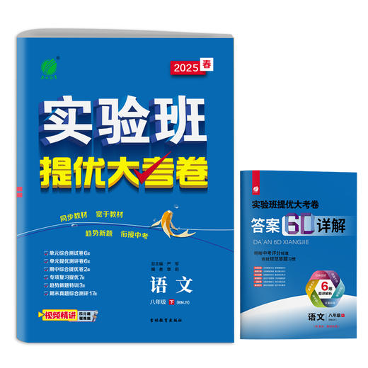 2025春 【人教版】八年级语文(下) 实验班提优大考卷 商品图4