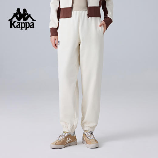 Kappa卡帕背靠背新款运动长裤女款运动百搭针织裤休闲裤束脚裤子K0F22AK02 商品图1