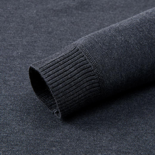 【含羊毛加绒加厚】罗蒙颗粒绒加绒polo衫男士保暖毛衣男毛衫 商品图6