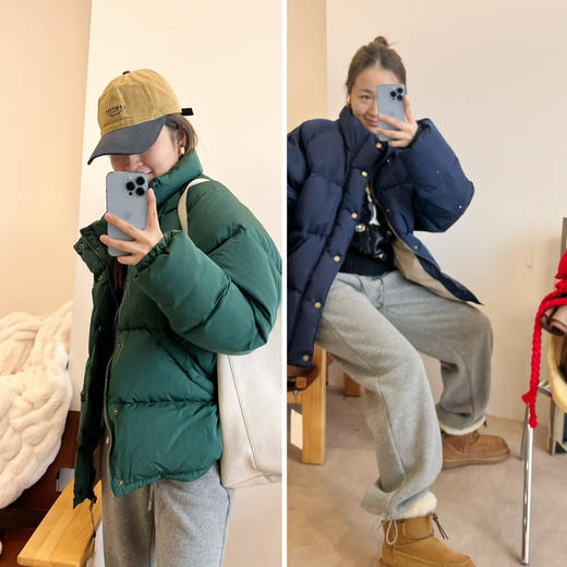 2412503   小立领 宽松羽绒服 韩国🇰🇷（7天发货） 商品图0