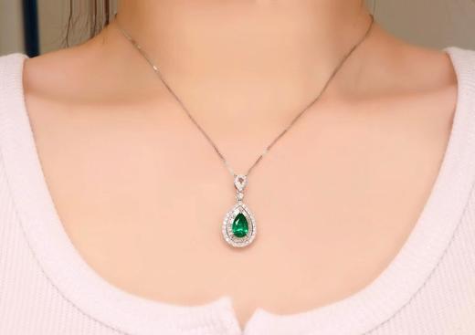 1.58ct刻面祖母绿吊坠 商品图3