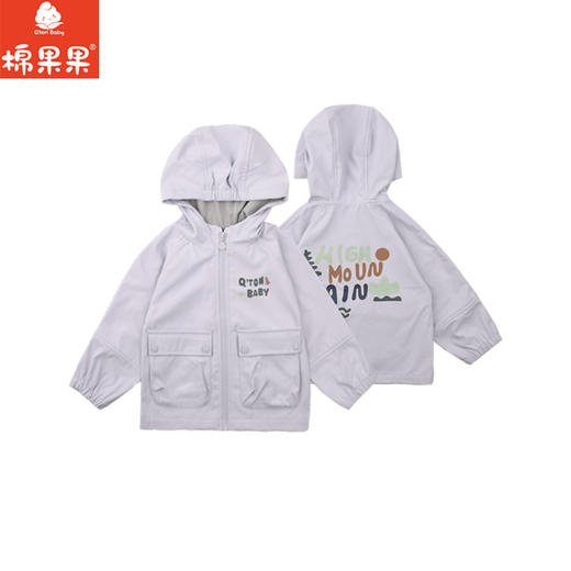棉果果春季新品商场同款男童防风外套连帽风衣M112130325112 商品图2
