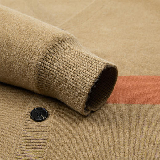 【时尚撞色】罗蒙经典爆款针织开衫百搭针织外套男舒适男士针织衫 商品图7