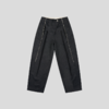 GOODBAI 916 撞色毛边斜襟廓形直筒西装裤 商品缩略图1