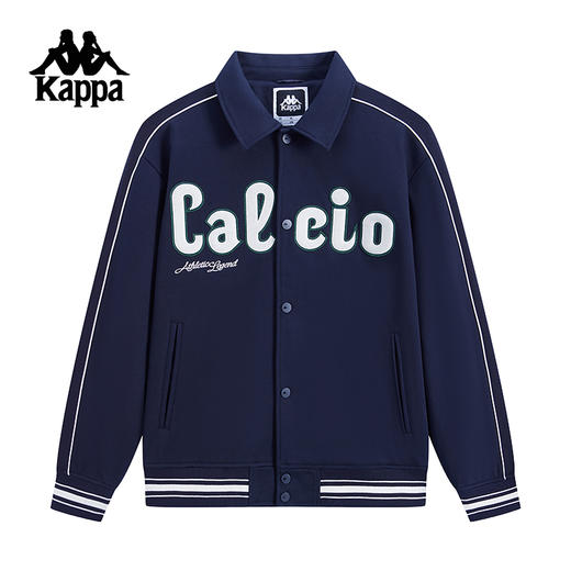 Kappa卡帕背靠背男款针织开身帽衫纯棉运动开衫卫衣休闲外套上衣K0F12WK01 商品图0