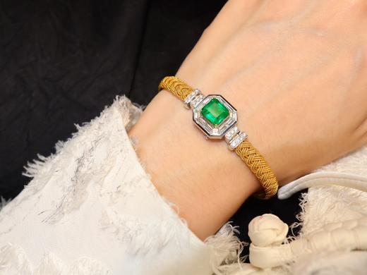 2.96ct刻面祖母绿手链 商品图1