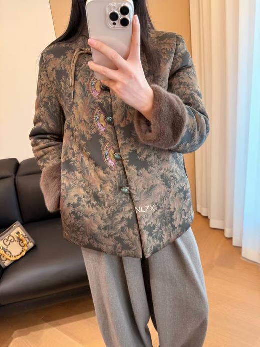 国风妈妈婆婆奶奶姥姥过年加绒加厚棉衣 商品图2