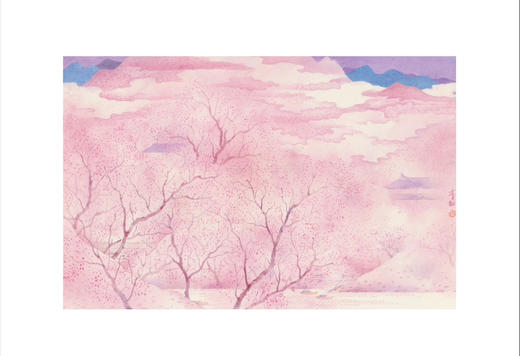 李旭《桃源系列·桃花渡》原作 商品图0